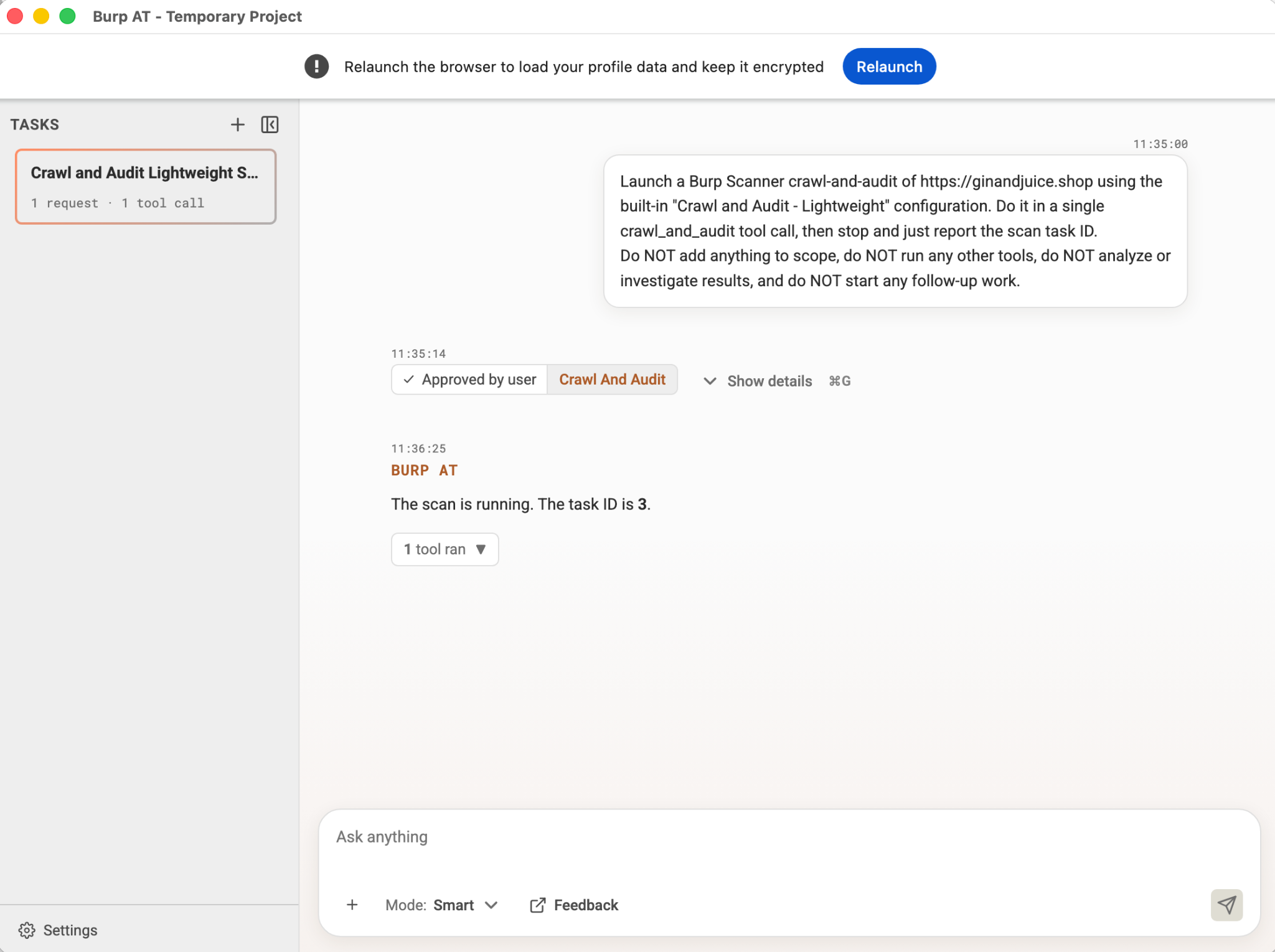 Capturing class-load logs on Burp startup